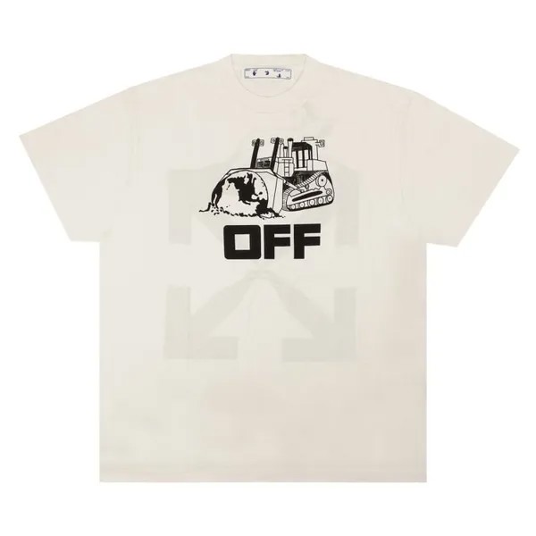 Футболка Off-White Excavator T-Shirt 'White', белый