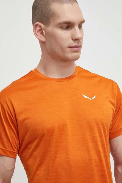 Спортивная футболка Puez Melange Salewa, оранжевый