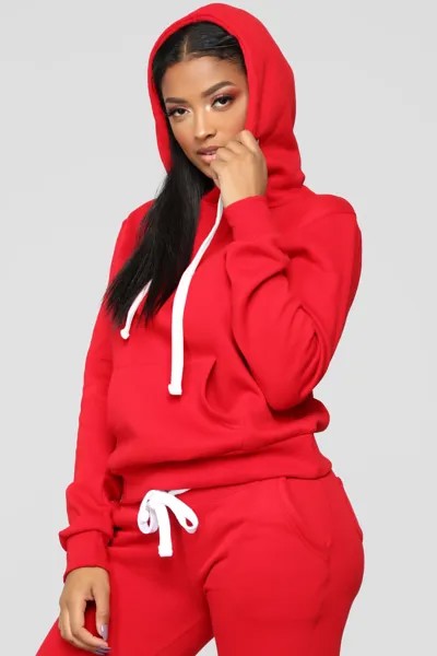 Худи Fashion Nova JU040, красный