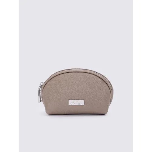 Косметичка A.Valentino на молнии, натуральная кожа, 6х10х16 см, подкладка, жесткое дно, красный