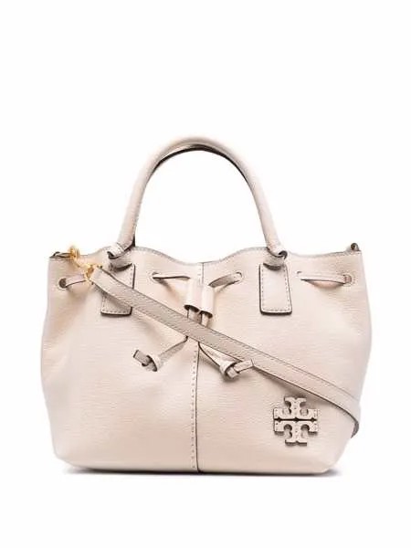 Tory Burch сумка-тоут с нашивкой-логотипом