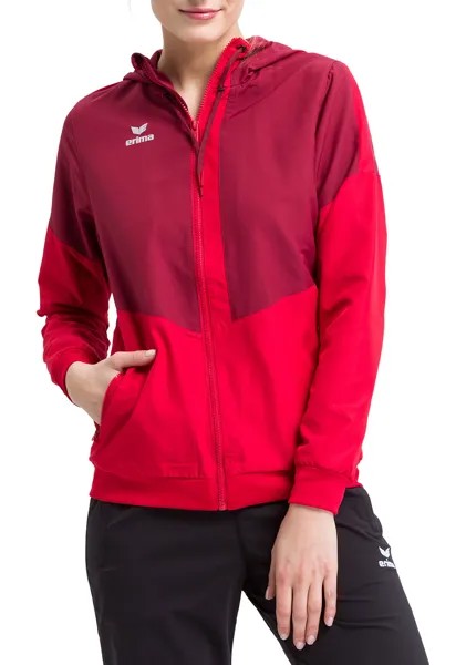 Спортивная куртка erima Squad Tracktop Jacke, цвет bordeaux/rot