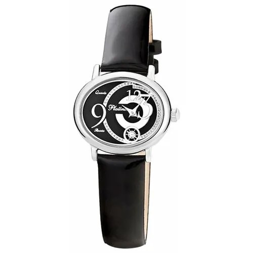 Наручные часы Platinor, серебро, черный