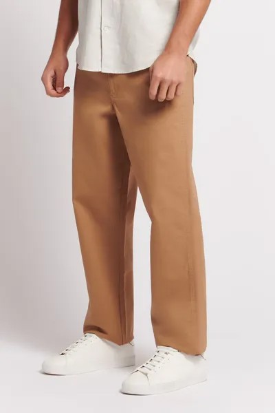Коричневые мужские брюки в рабочем стиле U.S. Polo Assn, коричневый