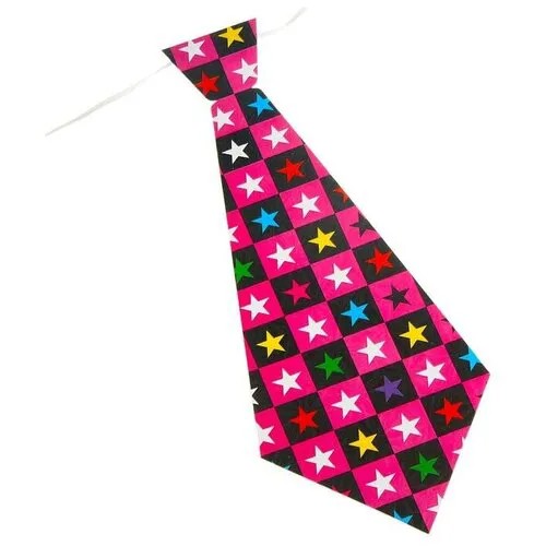 Карнавальный галстук «Звёзды», набор 6 шт., виды микс. 