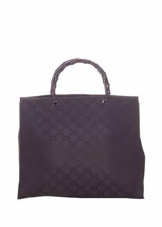 Gucci Pre-Owned сумка-тоут Bamboo GG из канваса