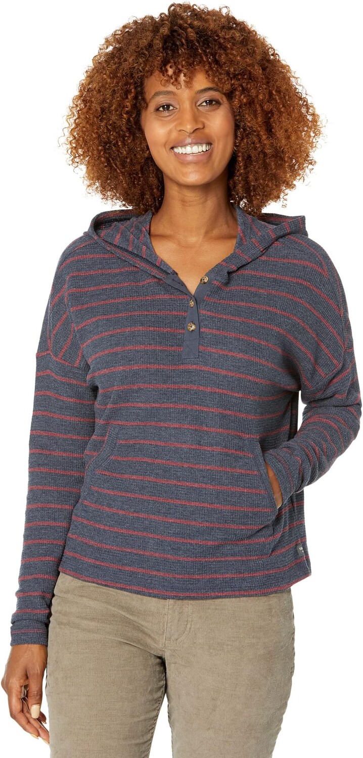Худи Toad&Co Foothill Hoodie, цвет True Navy Foothill Stripe