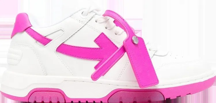Кроссовки Off-White Wmns Out of Office White Fuchsia, белый