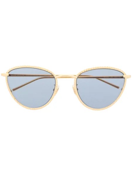 Boucheron Eyewear солнцезащитные очки в круглой оправе с затемненными линзами