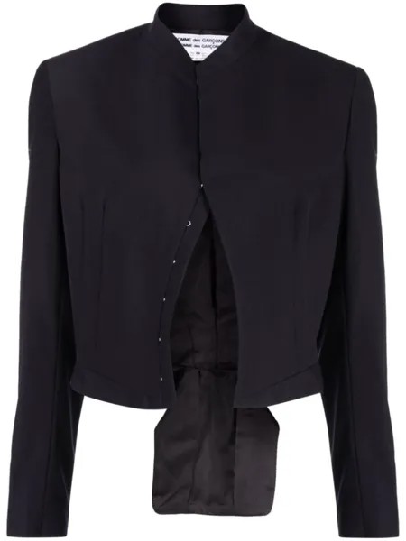 Comme Des Garçons Comme Des Garçons укороченный шерстяной жакет, черный