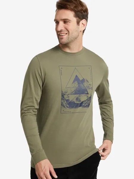 Лонгслив мужской Columbia Blue Reef LS Graphic Tee, Зеленый