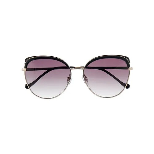 Солнцезащитные очки Naf Naf, панто, оправа: металл, для женщин, черный