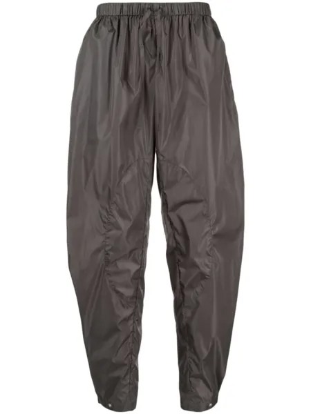 Зауженные брюки широкого кроя Alexander Wang, серый