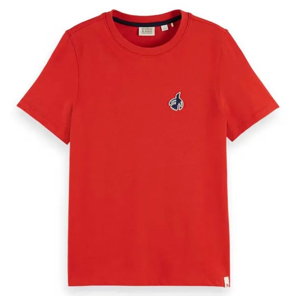 Футболка Scotch & Soda The Free Spirit Peace Bird Regular Fit, красный