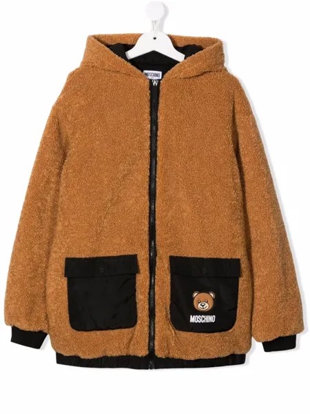 Moschino Kids куртка с принтом Toy Bear