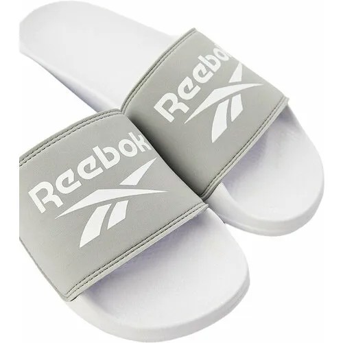 Шлепанцы Reebok, размер 10 US, серый/белый