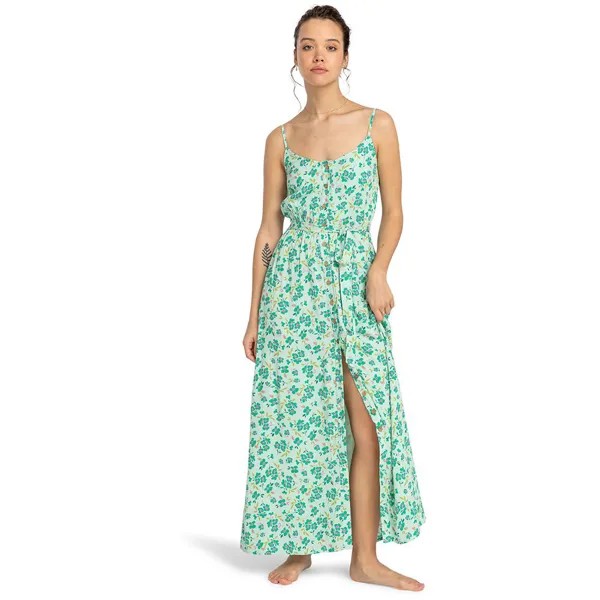 Платье Billabong Light Sun Sleveless Long, зеленый