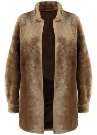 Yves Saint Laurent Pre-Owned шуба без застежки