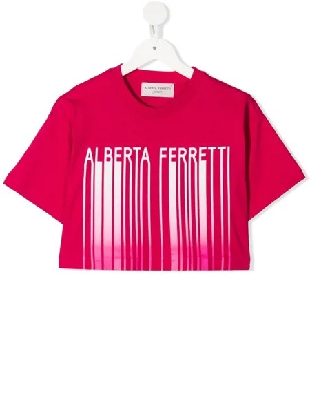 Alberta Ferretti Kids футболка с принтом