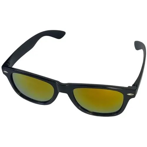 Солнцезащитные очки Polarized, прямоугольные, оправа: пластик, поляризационные, с защитой от УФ, зеркальные, серебряный