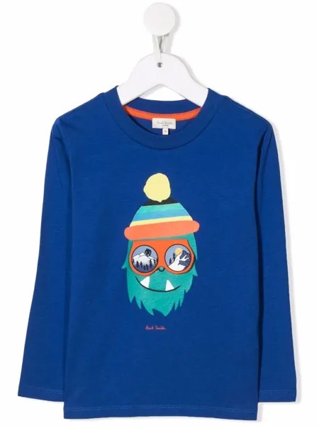 Paul Smith Junior футболка Yeti с длинными рукавами