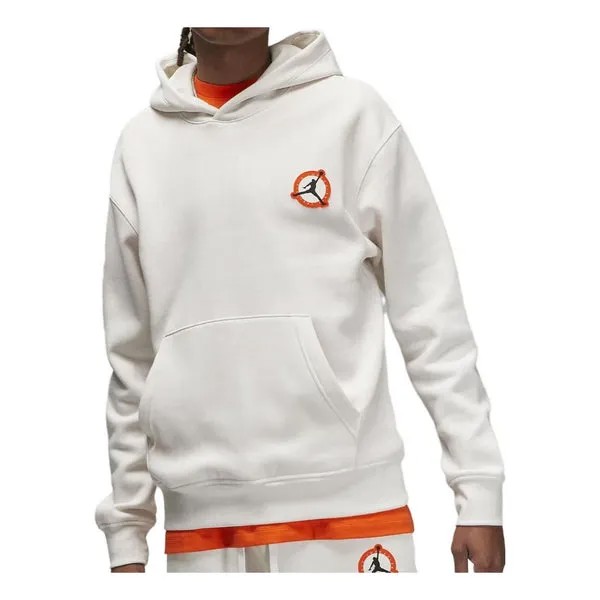 Толстовка Air Jordan Flight Mvp Graphic Fleece Hoodie 'Phantom', белый