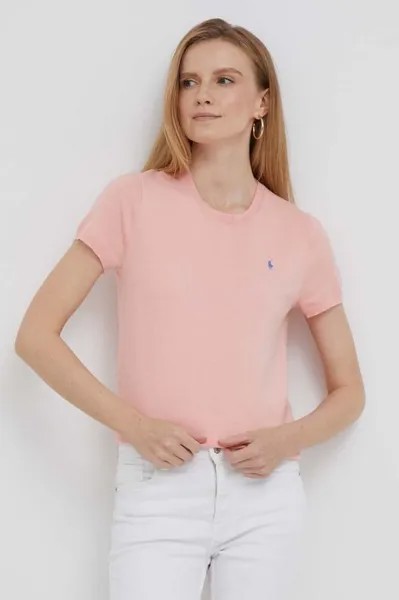 Футболка Polo Ralph Lauren, розовый