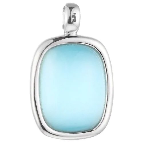 Подвеска со стеклом из серебра SP0281-US-002-WG JV