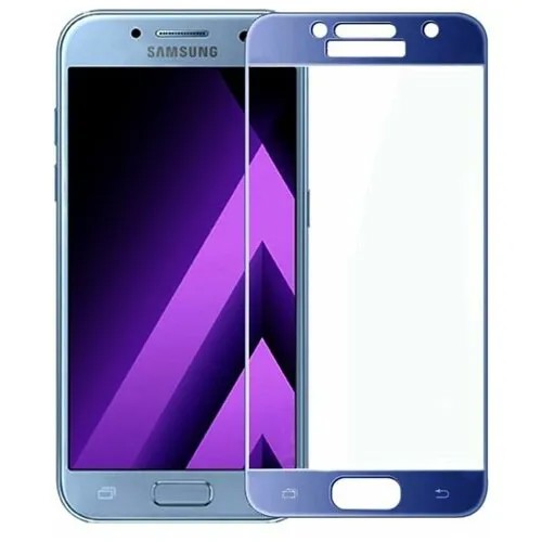 Защитное стекло 5D SG для Samsung Galaxy A5 2017 синее