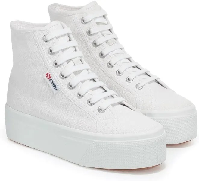 Кроссовки 2708 Hi Top Superga, цвет White 2