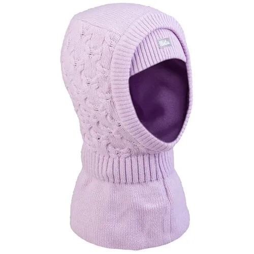 Шапка шлем TuTu для девочек зимняя, хлопок, размер 44-48, розовый