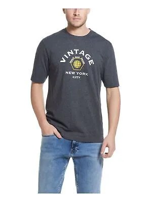 WEATHERPROOF VINTAGE Мужская серая футболка с рисунком из хлопка с логотипом XXL