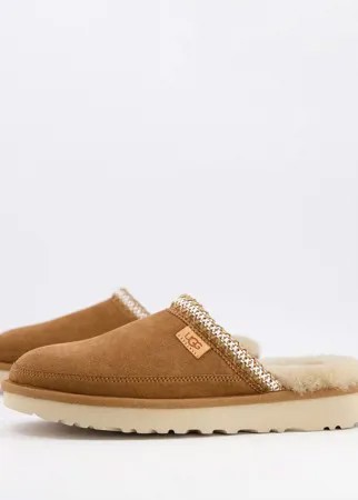 Коричневые слиперы UGG-Коричневый цвет