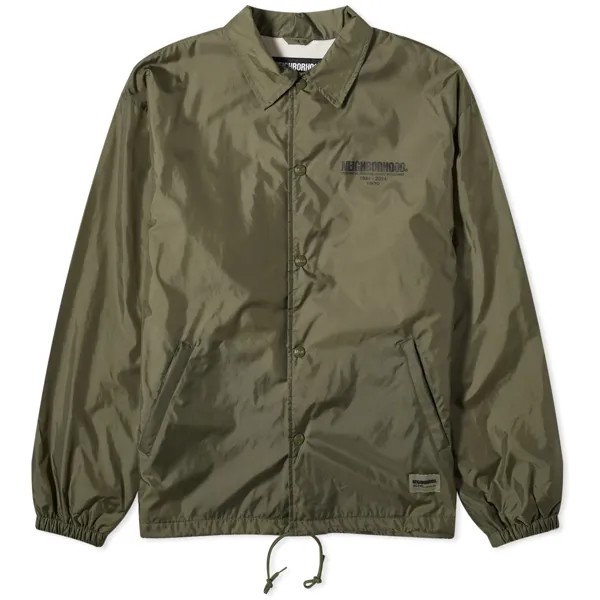 Спортивная куртка Neighborhood Windbreaker Coach, цвет Olive Drab