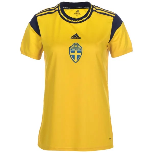 Спортивная футболка adidas Performance Fußballtrikot Schweden EM 2022 Heim, желтый