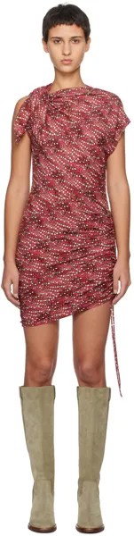 Красное мини-платье Jeffy Isabel Marant Etoile