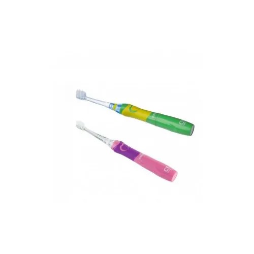 Набор электрических звуковых зубных щеток CS Medica CS-562 Junior (1 зеленая и 1 розовая)