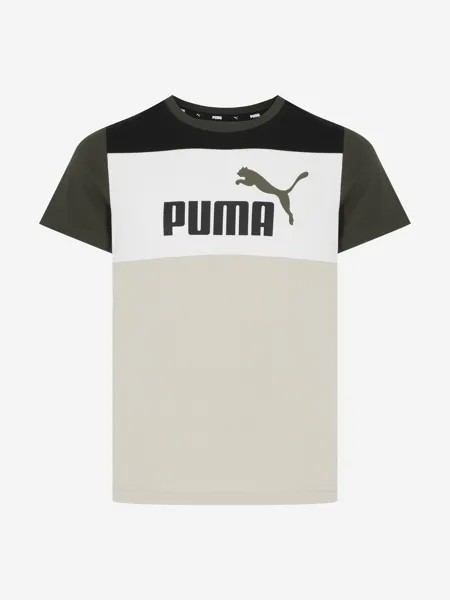 Футболка для мальчиков PUMA ESS+ Block, Зеленый