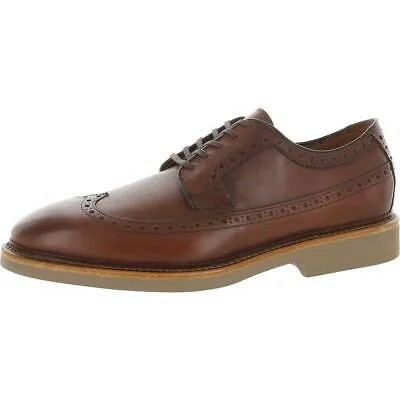 Allen Edmonds Mens William Brown Leather Oxfords Shoes 11 Medium (D) BHFO 9884