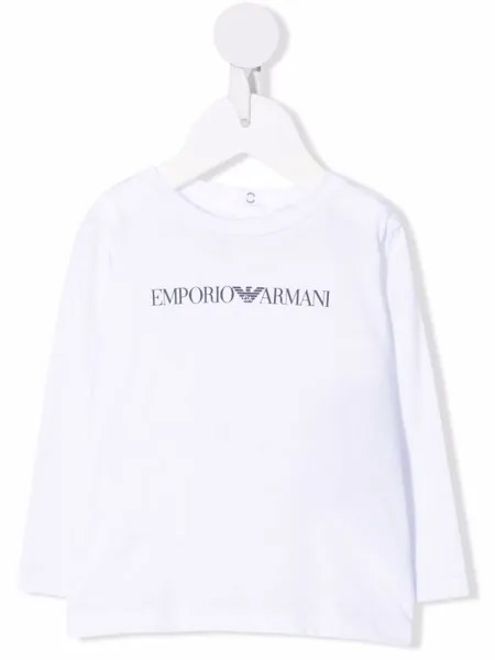 Emporio Armani Kids футболка с логотипом
