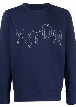 Kiton топ с длинными рукавами и логотипом