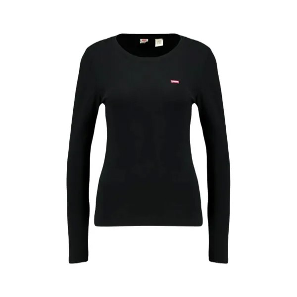 Лонгслив Levi's BébéTee с логотипом, черный