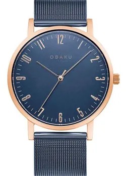 Fashion наручные  мужские часы Obaku V248GXVLML. Коллекция Mesh