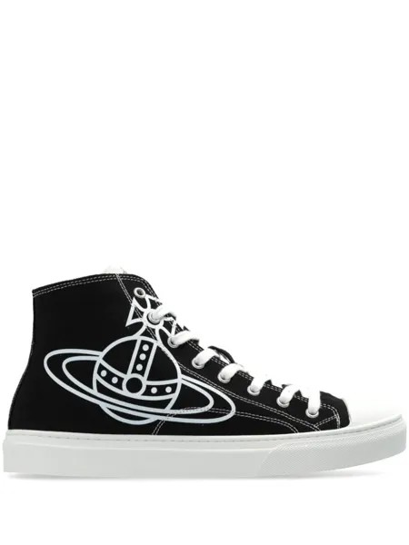 Vivienne Westwood высокие кеды Plimsoll, черный