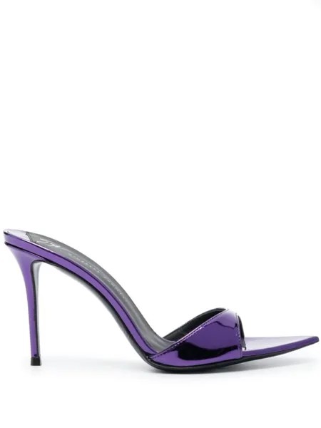 Giuseppe Zanotti мюли Intriigo 90, фиолетовый