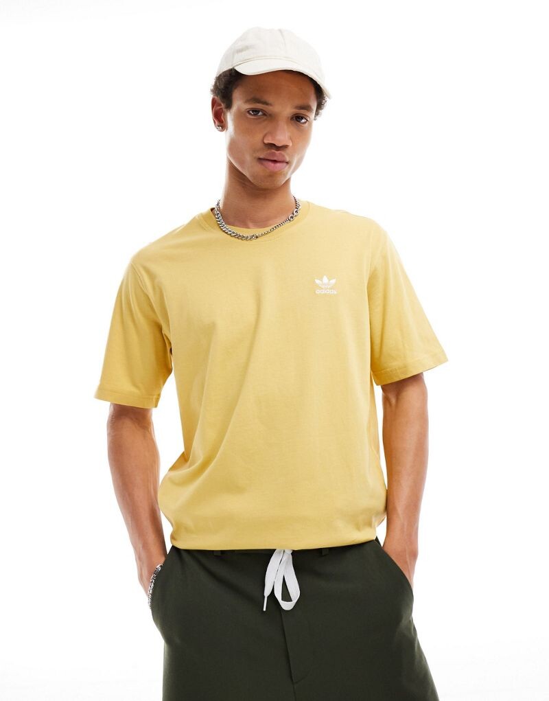 Adidas Originals — Essentials — футболка овсяного цвета