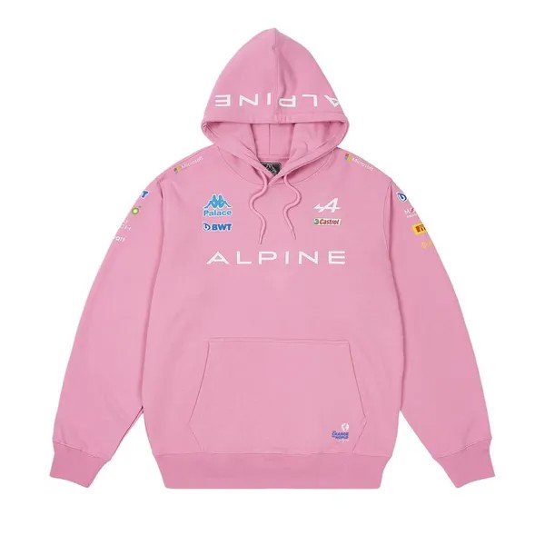 Толстовка Palace x Kappa For Alpine 'Pink', розовый