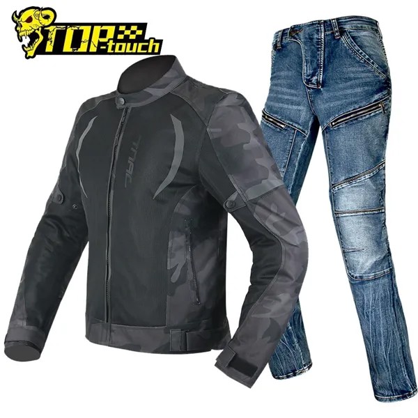 Мотоциклетная куртка, дышащая, сетчатая, защитная, светоотражающая, для мужчин и женщин