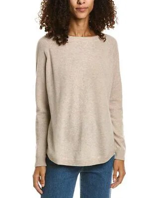 Женский кашемировый свитшот с круглым подолом Forte Cashmere