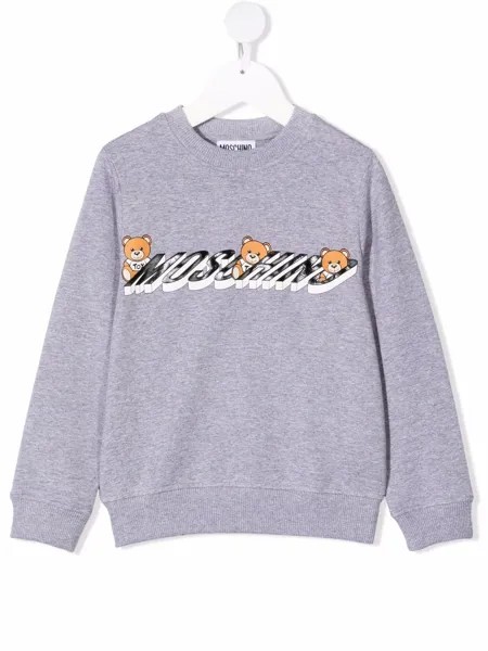 Moschino Kids толстовка с логотипом